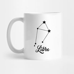 Libra - Black print Mug